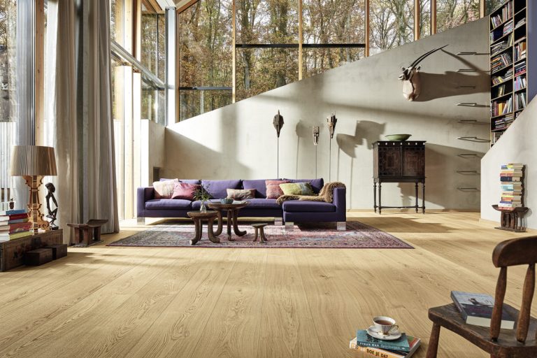 Rechte plank fineerparket