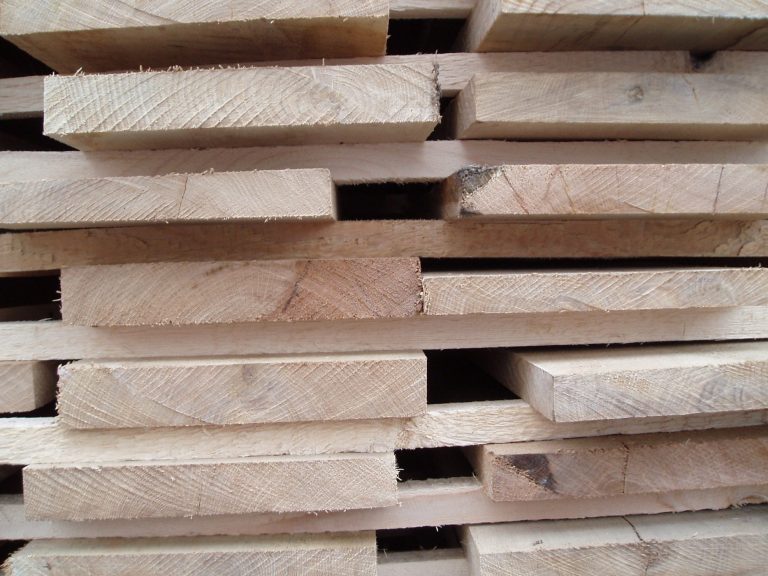 Rechte plank massief